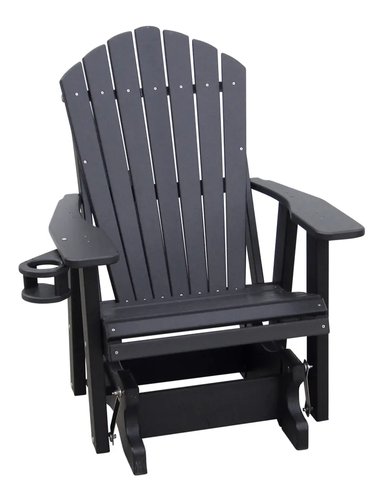 Marty's 2' Adirondack Glider with optional Cupholder